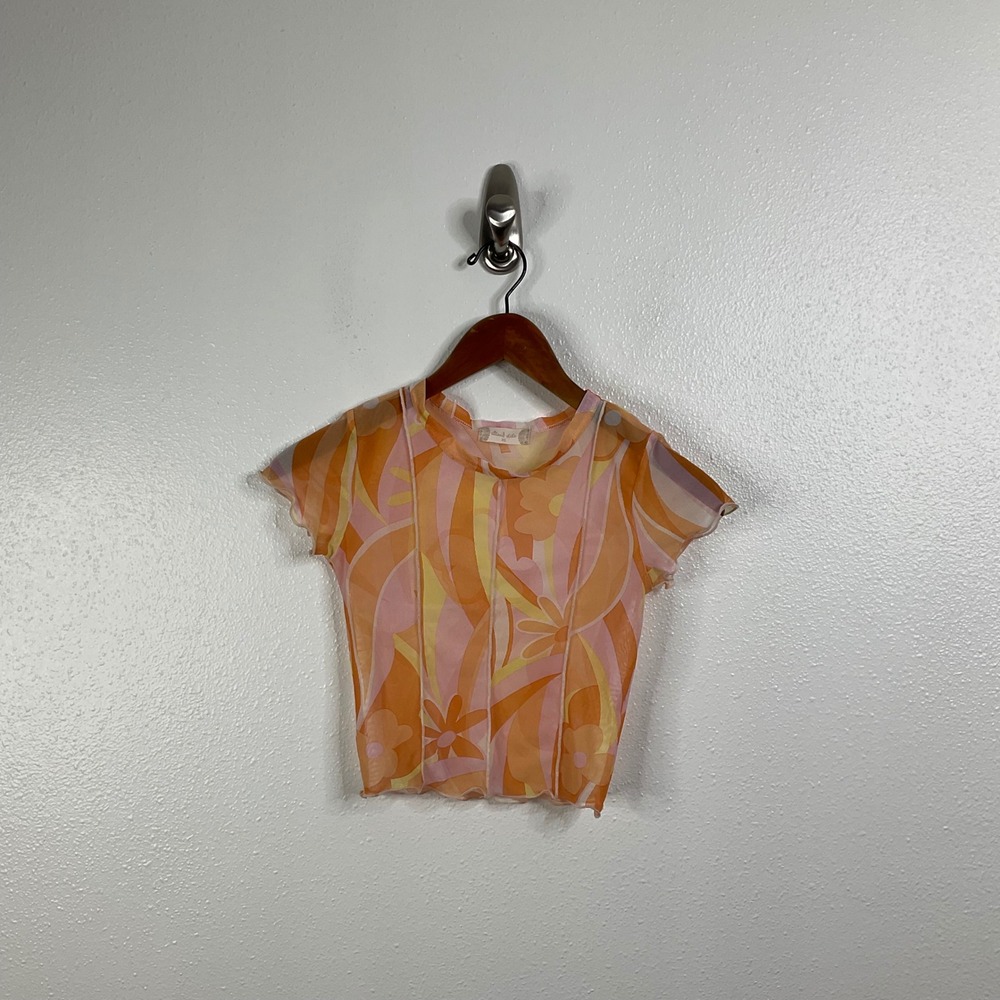 Alter'd State Sheer Mesh Crop Top Size‎ Xsmall